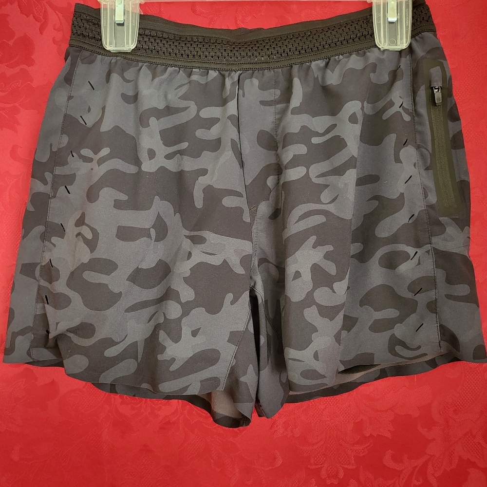 TEN THOUSAND The Session Black Camo Lined 5” Shorts